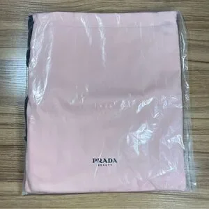 Prada Beauty Paradoxe Reversible Backpack Pink & Black Satin 16”x14” New GWP Prada | Bags | Prada Beauty Paradoxe Reversible Backpack  main image 4